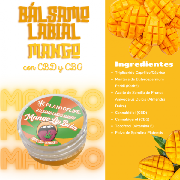Balsamo Labial Mango CBD - Imagen 3